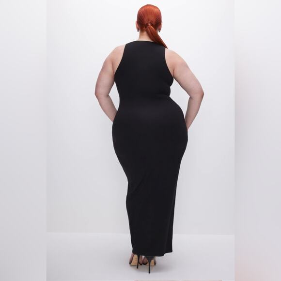 NWOT Good American Super Stretch Tank Maxi Dress Size 5(2XL) - Picture 3 of 11
